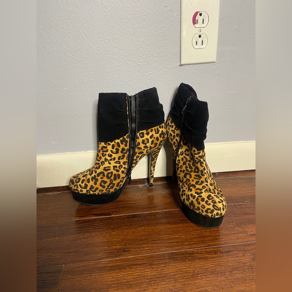 Cheetah Print Heels